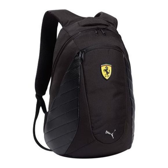 puma ferrari backpack white